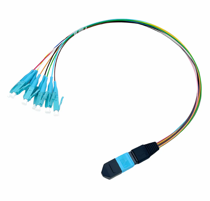 8F MPO(male) -LC Fan-out 0.9mm 30-35cm Patch cable