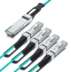 40G QSFP+ TO 4×SFP+ breakout Active Optical Cable