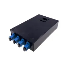 1U 19″ 4 ports Full Loaded Fixed Rack mount Fiber patch panel with 4pcs SX SC/UPC Adapters and 4pcs SX SC/UPC G657A1 LSZH Pigtails 1m