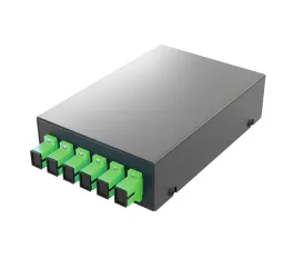 1U 19″ 6 Ports Full Loaded Fixed Rack Mount Fiber Patch Panel With 6pcs SX SC/APC Adapters And 6pcs SX SC/APC G657A1 LSZH Pigtails 1m