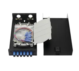1U 19″ 6 Ports Full Loaded Fixed Rack Mount Fiber Patch Panel With 6pcs SX SC/UPC Adapters And 6pcs SX SC/UPC G657A1 LSZH Pigtails 1m