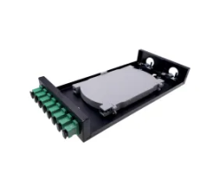 1U 19″ 8 Ports Full Loaded Fixed Rack Mount Fiber Patch Panel With 8pcs SX SC/APC Adapters And 8pcs SX SC/APC G657A1 LSZH Pigtails 1m