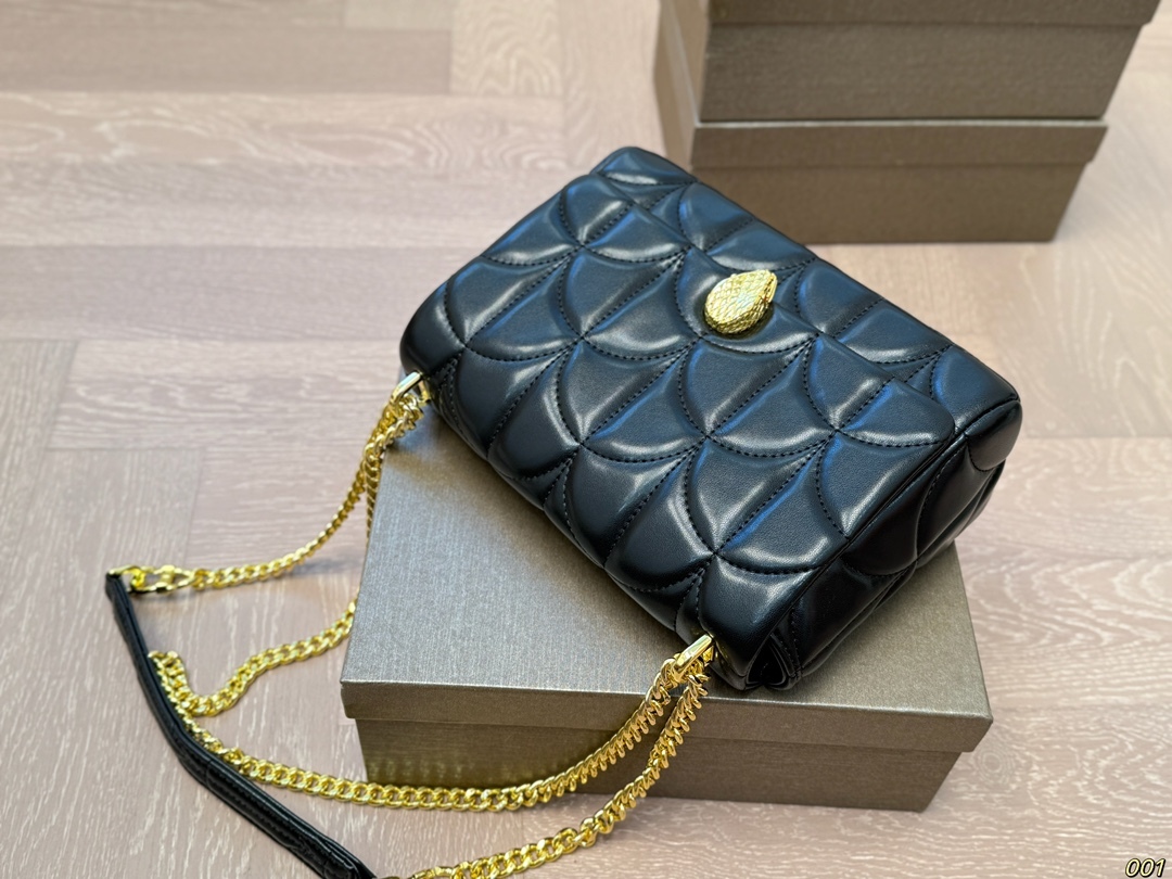 BVLGARI Yellow Quilted Bag 194