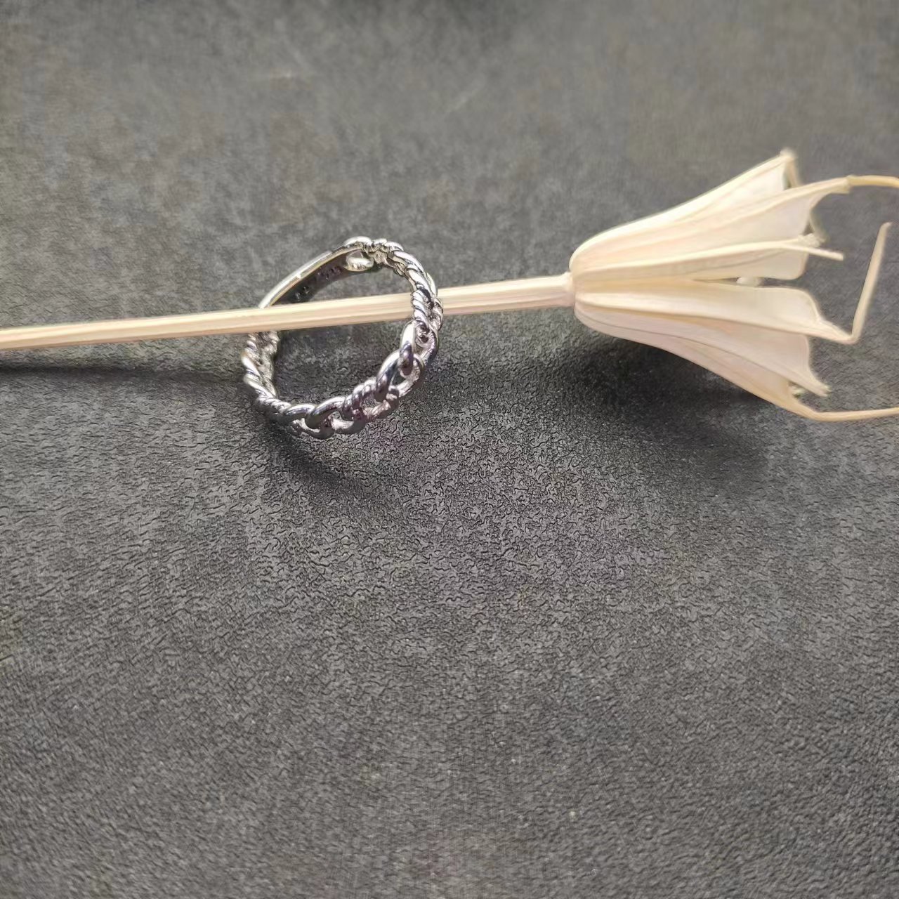 David Yurman Silver Geometric Ring 275