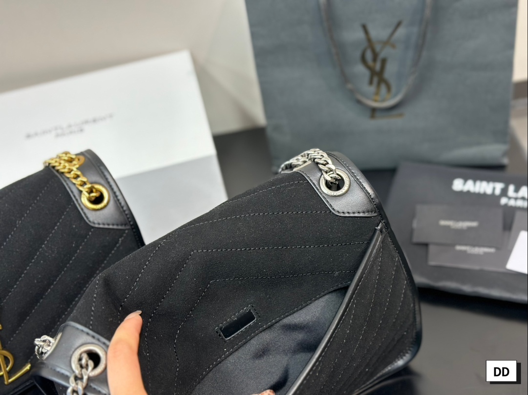 YSL Silver Logo-Accented Bag 148