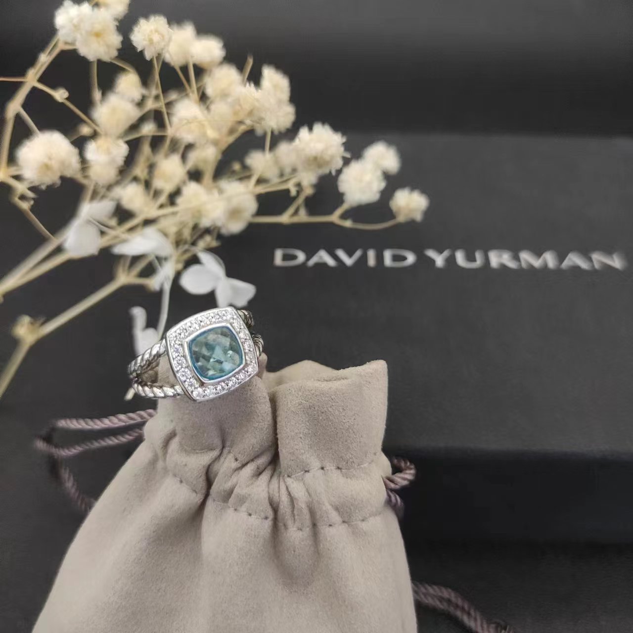 David Yurman Silver Vintage-Inspired Ring 252