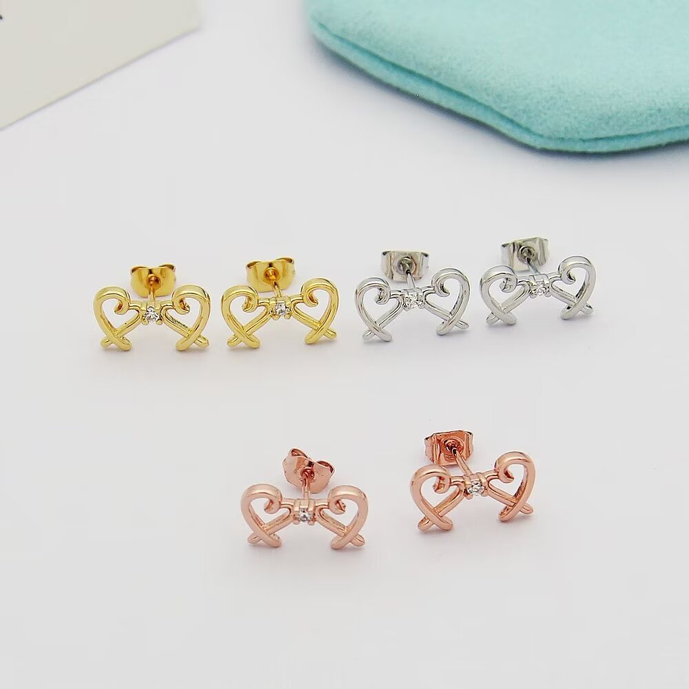 Tiffany Rose Gold Romantic Earrings 068