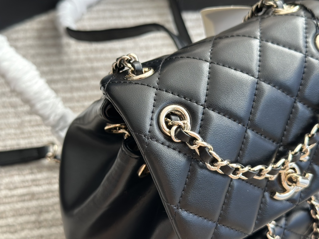Chanel Silver Logo-Accented Bag 1401