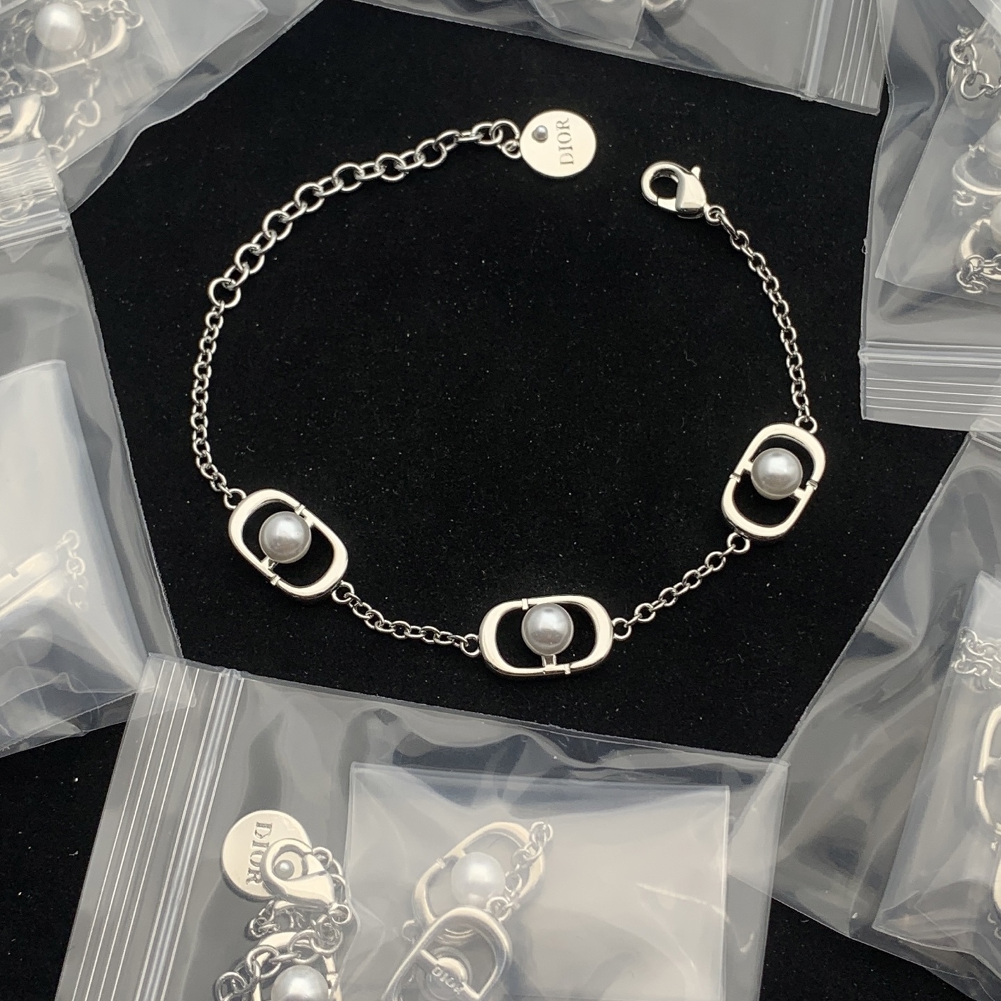 Dior Silver Vintage-Inspired Bracelet 616