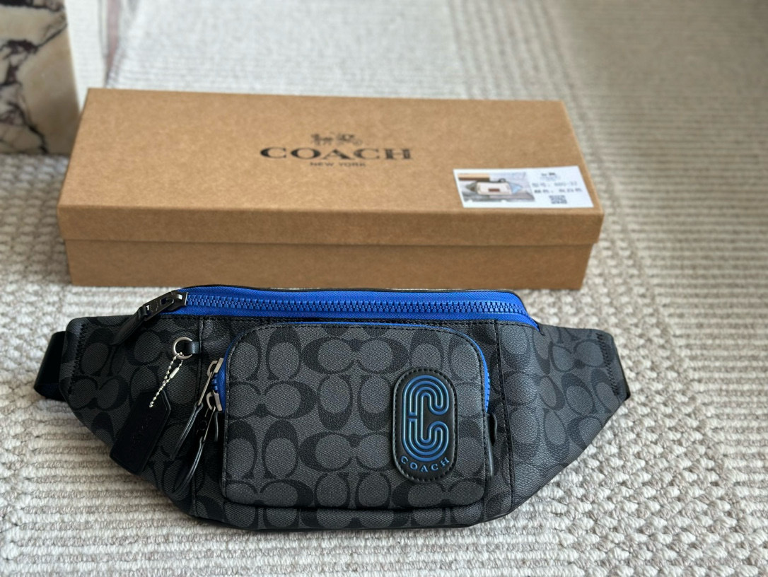 Coach Brown Quilted Bag 001