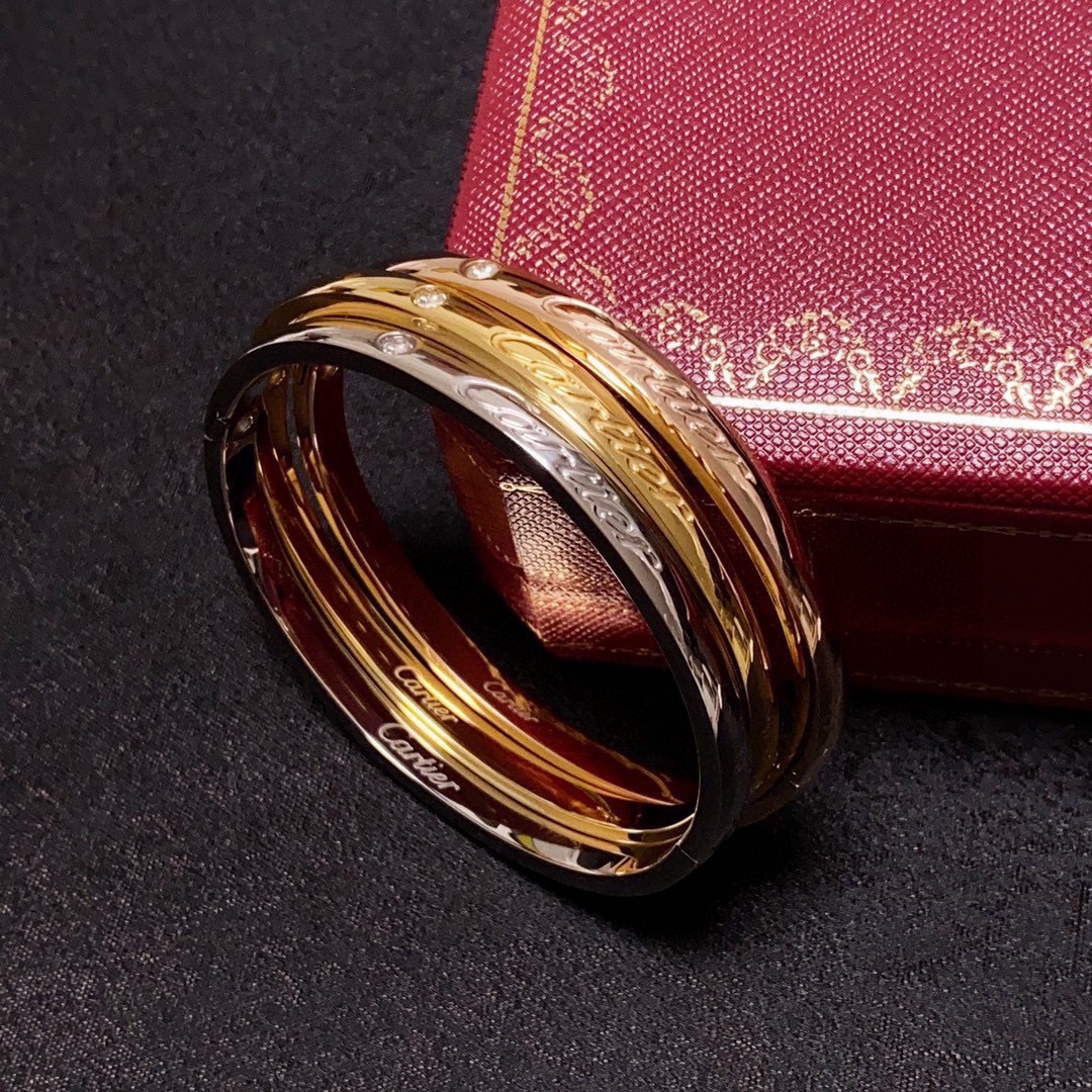 Cartier Rose Gold Geometric Bracelet 001