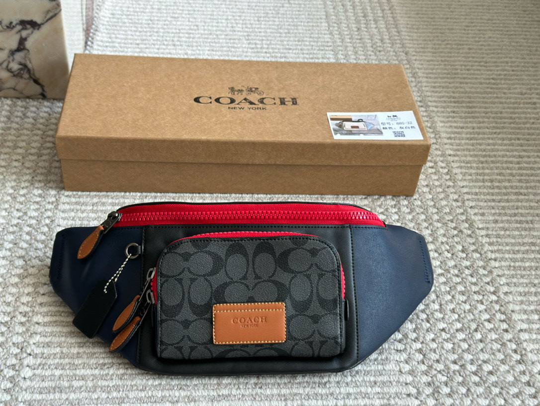 Coach Brown Quilted Bag 001
