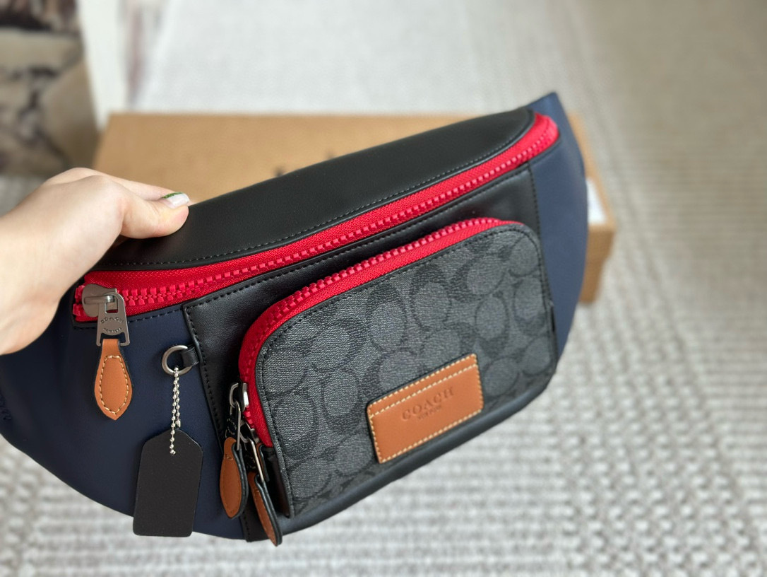 Coach Brown Quilted Bag 001