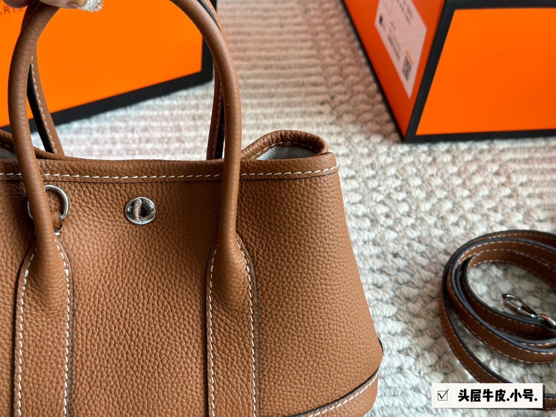 Hermes h garden Brown Logo-Accented Bag 292