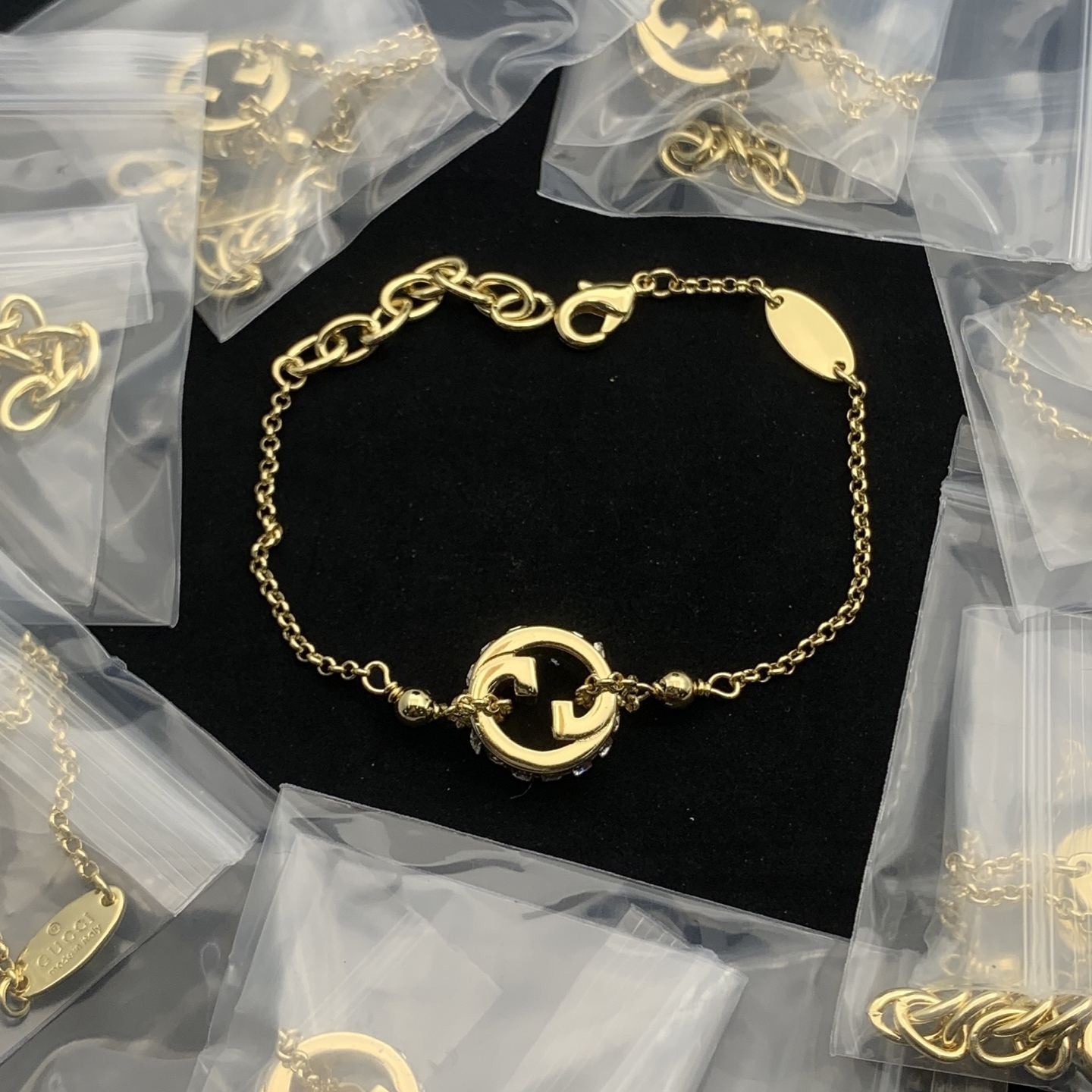 Gucci Rose Gold Vintage-Inspired Bracelet 478