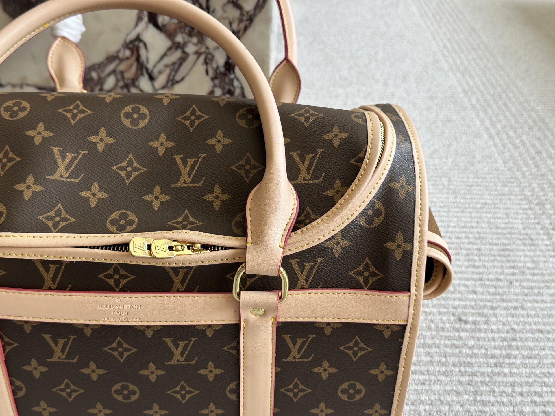 LV Rose Gold Vintage-Inspired Bag 1413