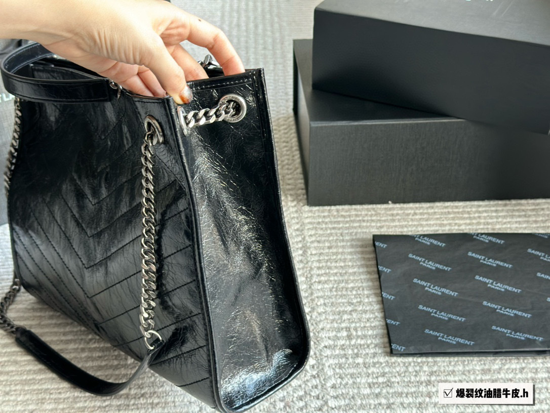 YSL Silver Quilted Bag 153