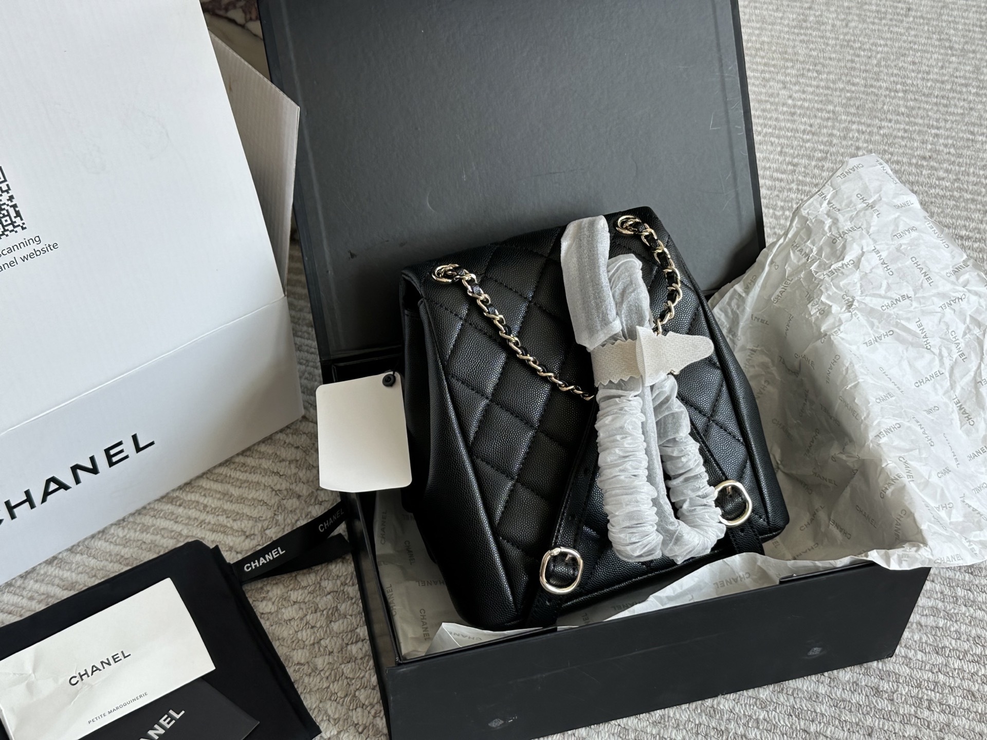 Chanel Black Delicate Bag 1183