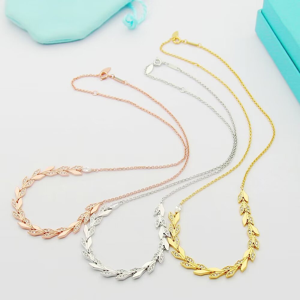 Tiffany Rose Gold Vintage-Inspired Necklace 197