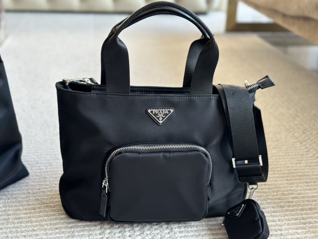 Prada Black Vintage-Inspired Bag 072