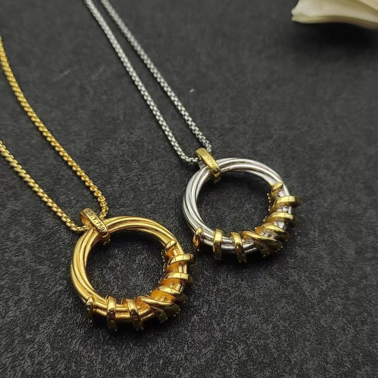 David Yurman Rose Gold Vintage-Inspired Necklace 157