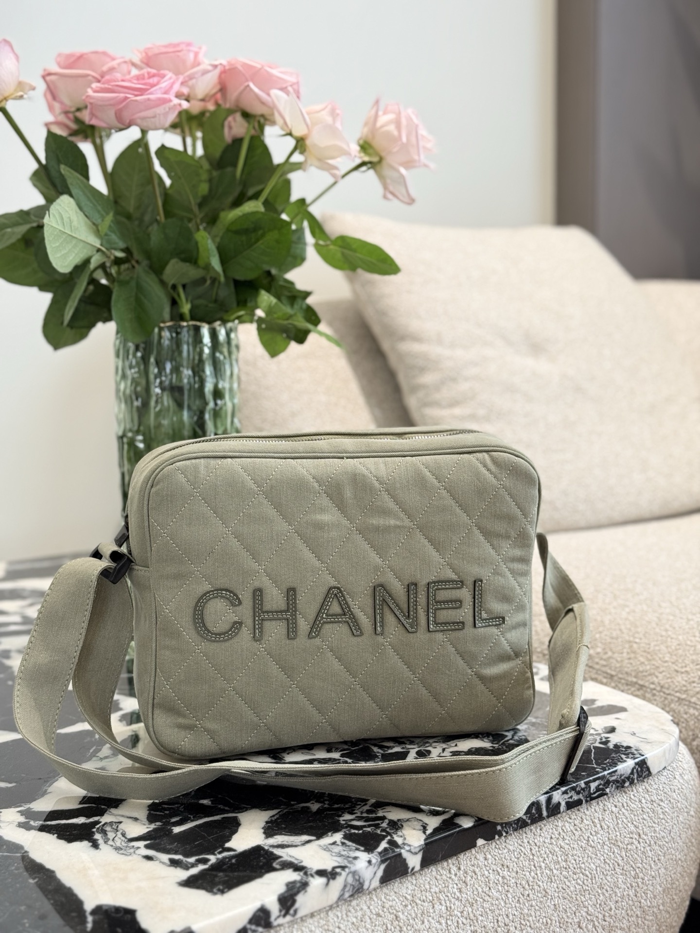 Chanel Silver Vintage-Inspired Bag 1237