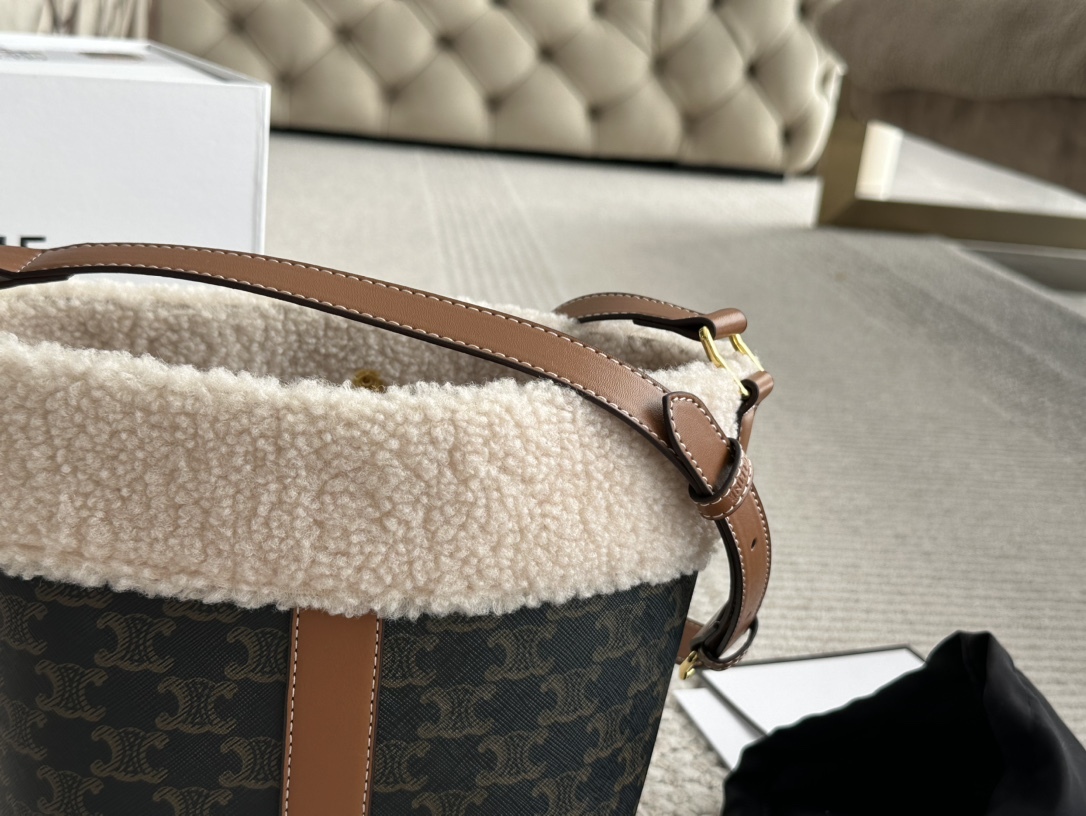 Celine Beige Quilted Bag 256
