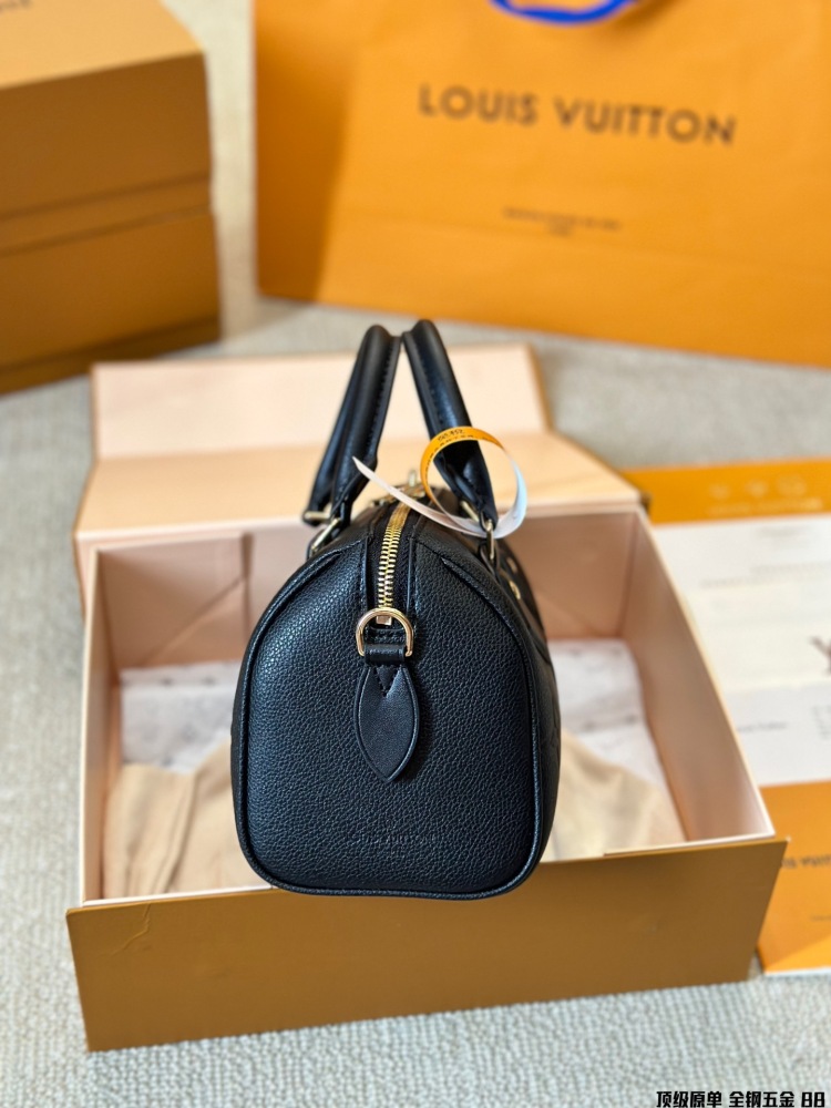LV bag Speedy  leather bag 20cm