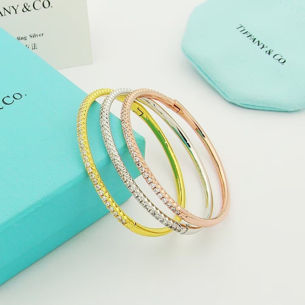 Tiffany Gold Logo-Accented Bracelet 221