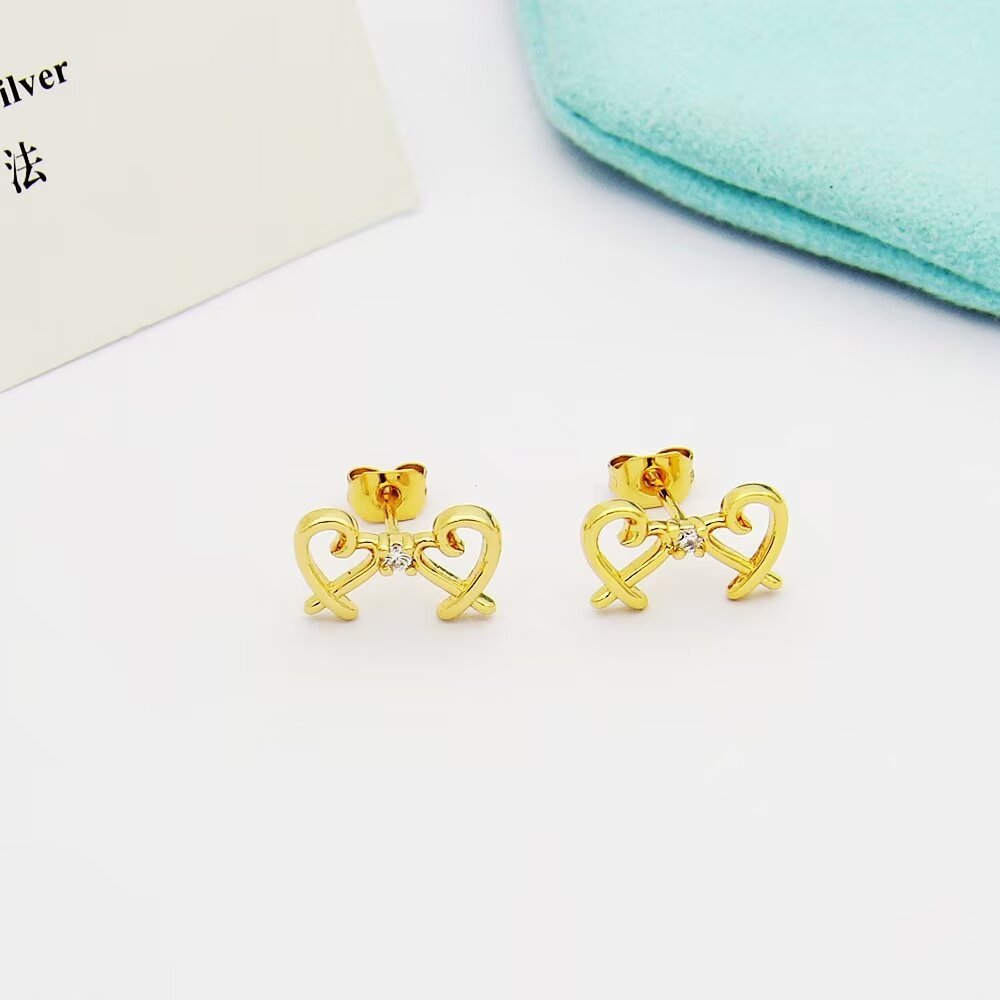 Tiffany Rose Gold Romantic Earrings 068