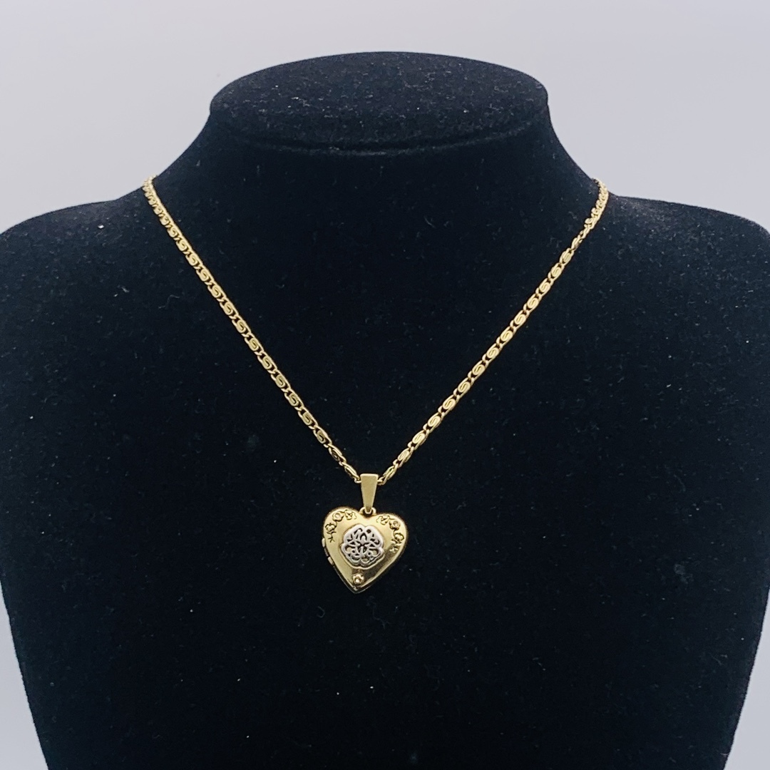 Alexander McQueen Rose Gold Vintage-Inspired Necklace 055