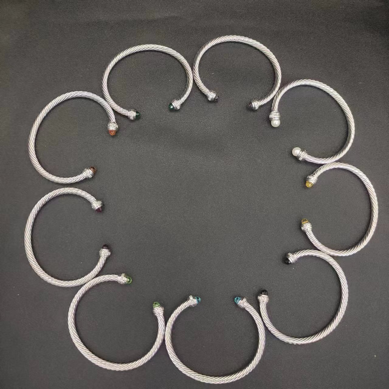 David Yurman Silver Vintage-Inspired Bracelet 017