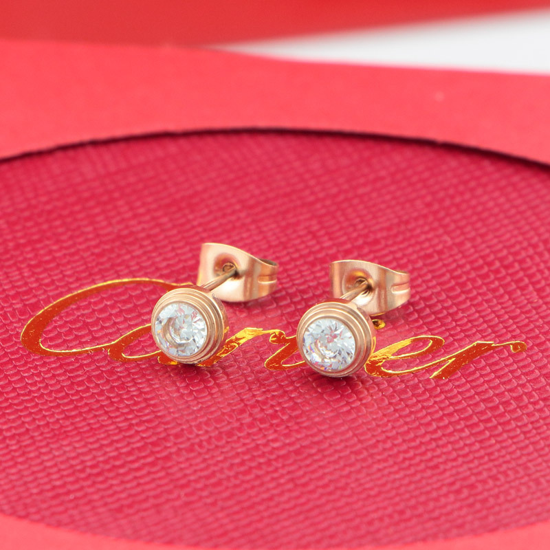 Cartier D’AMOUR Rose Gold Vintage-Inspired Earrings