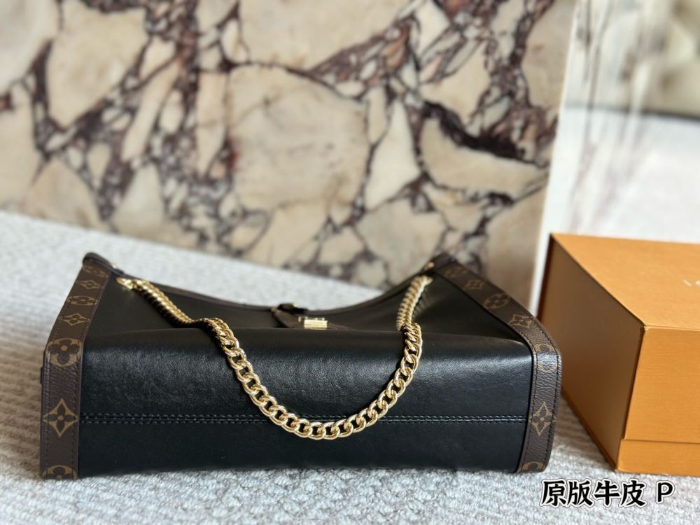 LV Gold Logo-Accented Bag 1616