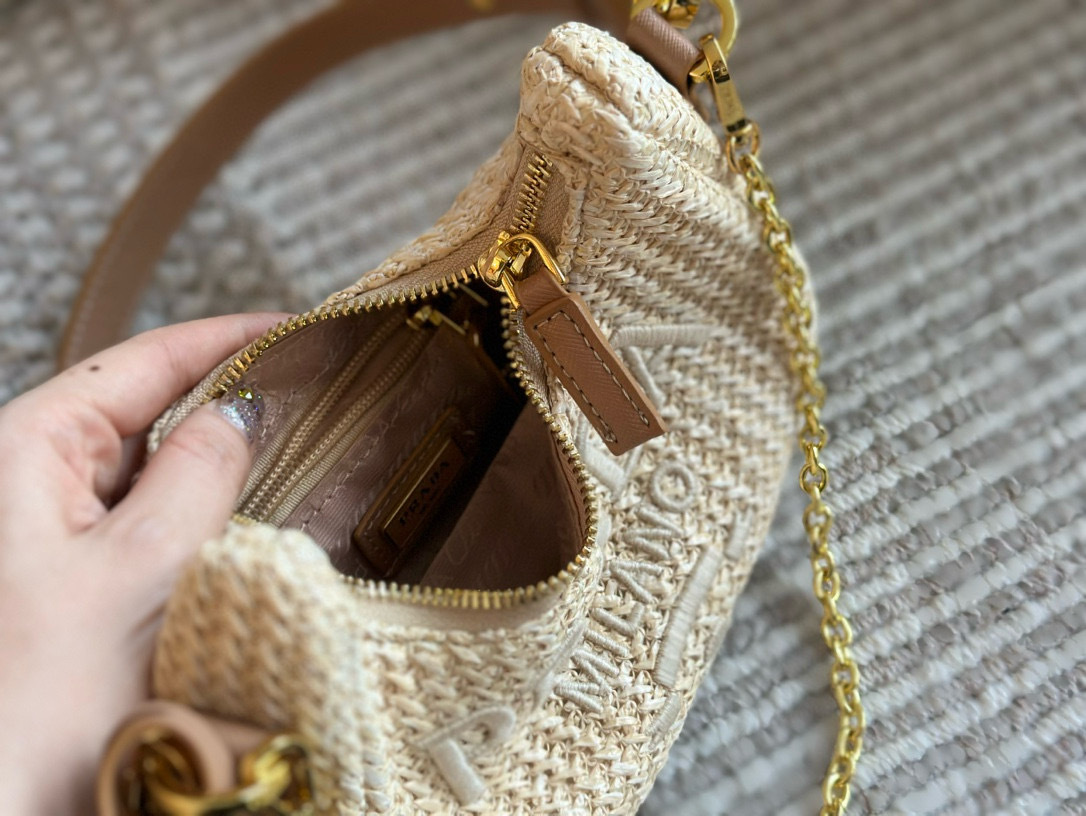 Prada Beige Vintage-Inspired Bag 025