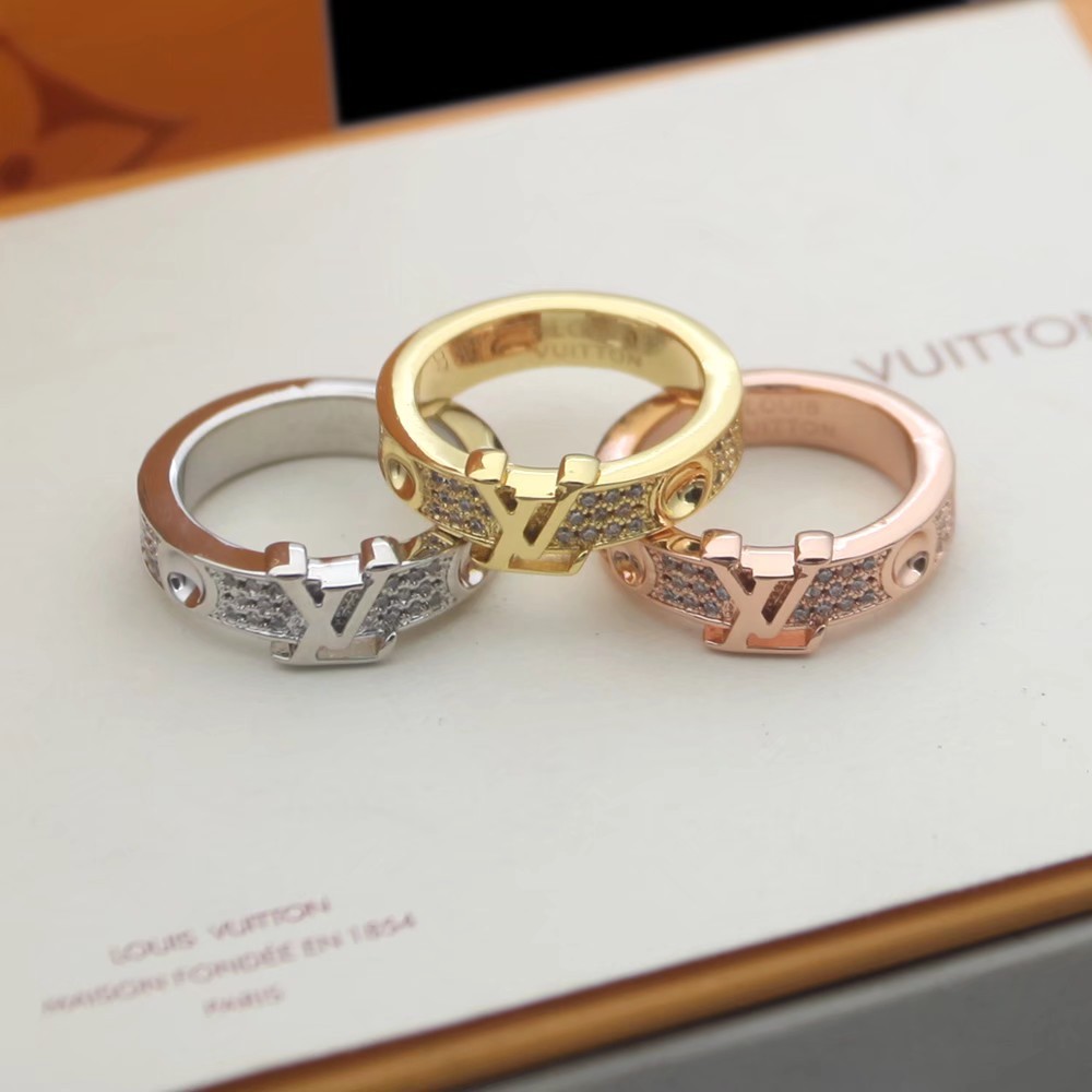 LV Rose Gold Romantic Ring 125