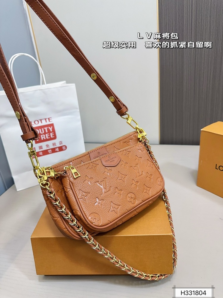 LV Blue Logo-Accented Bag pochetteLV 1620