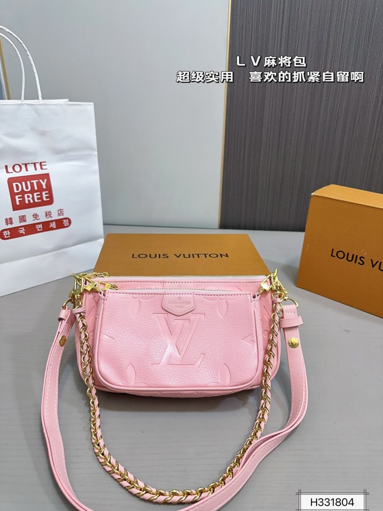 LV Blue Logo-Accented Bag pochetteLV 1620