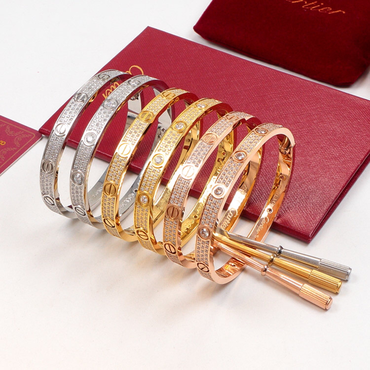 Cartier love Rose Gold Vintage-Inspired Bracelet 0145