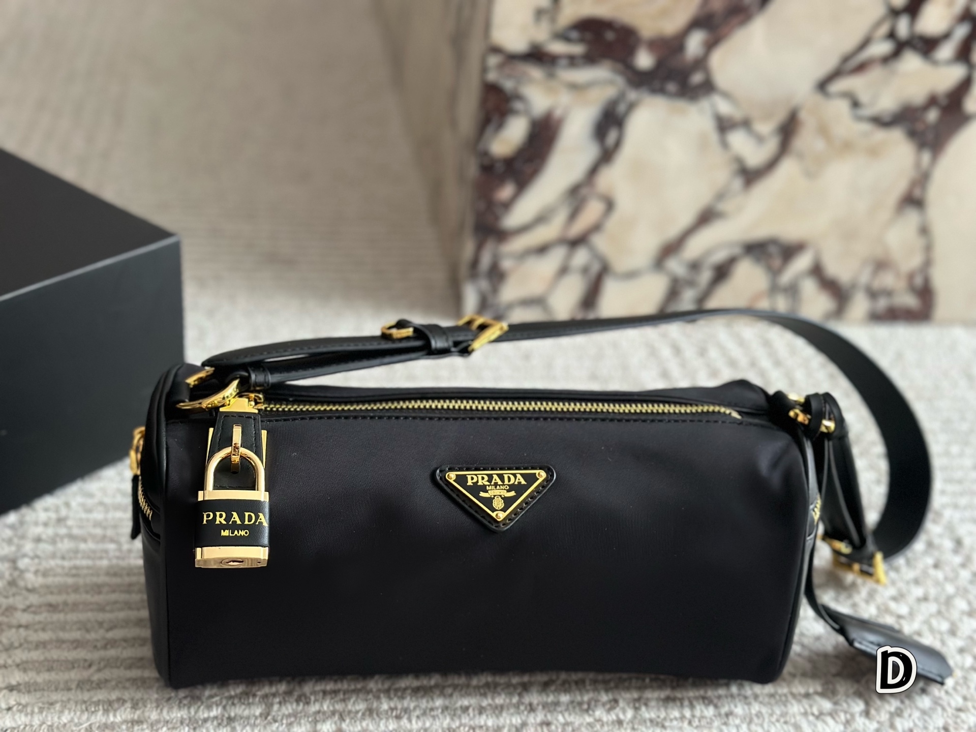 Prada Gold Vintage-Inspired Bag 102