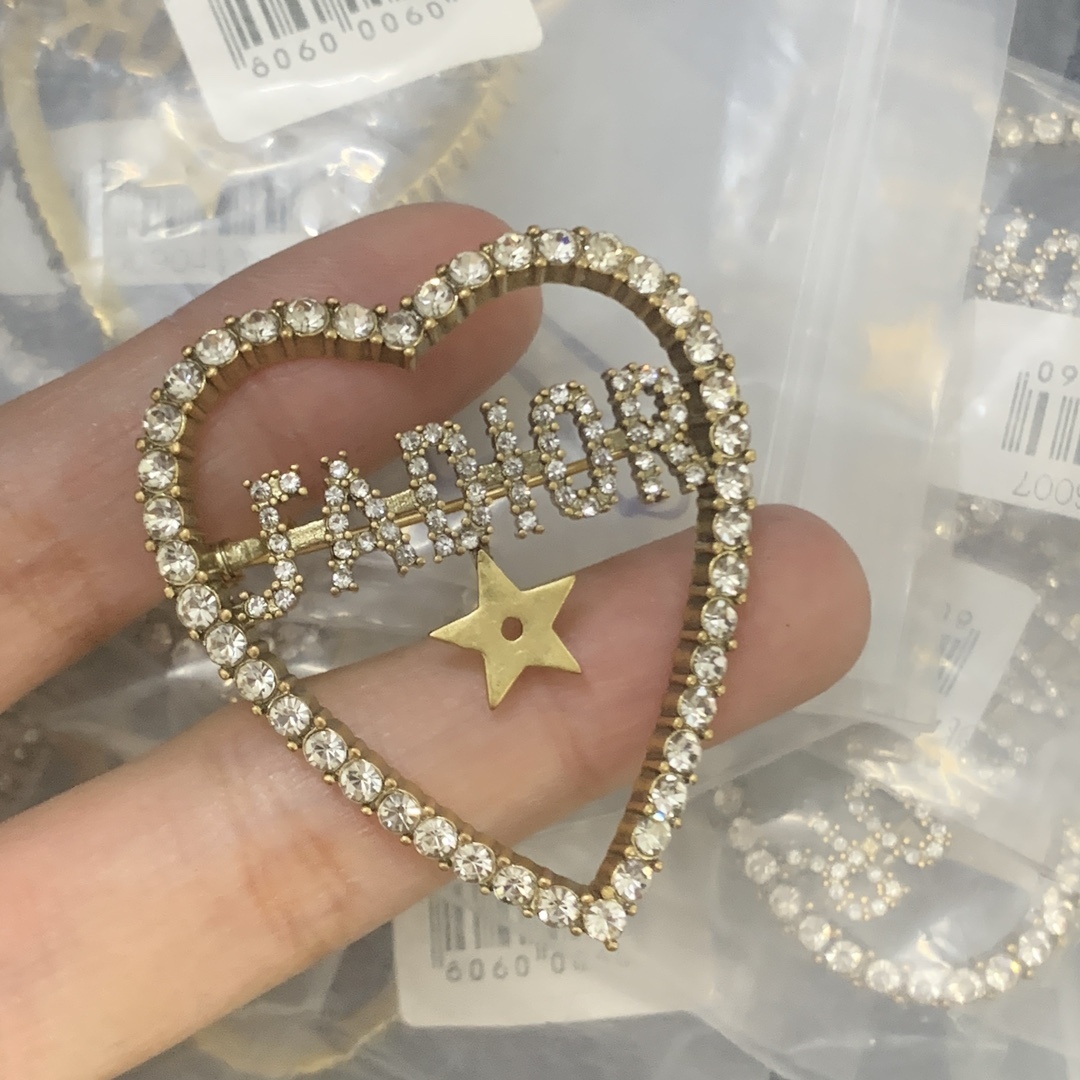 Dior Silver Vintage-Inspired Brooch 692