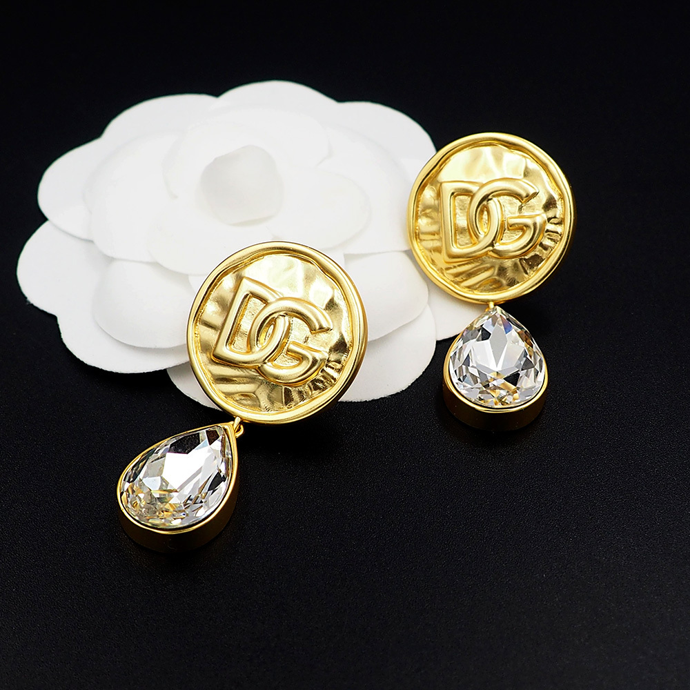 Dolce&Gabbana D&G Gold Logo-Accented Earrings 002