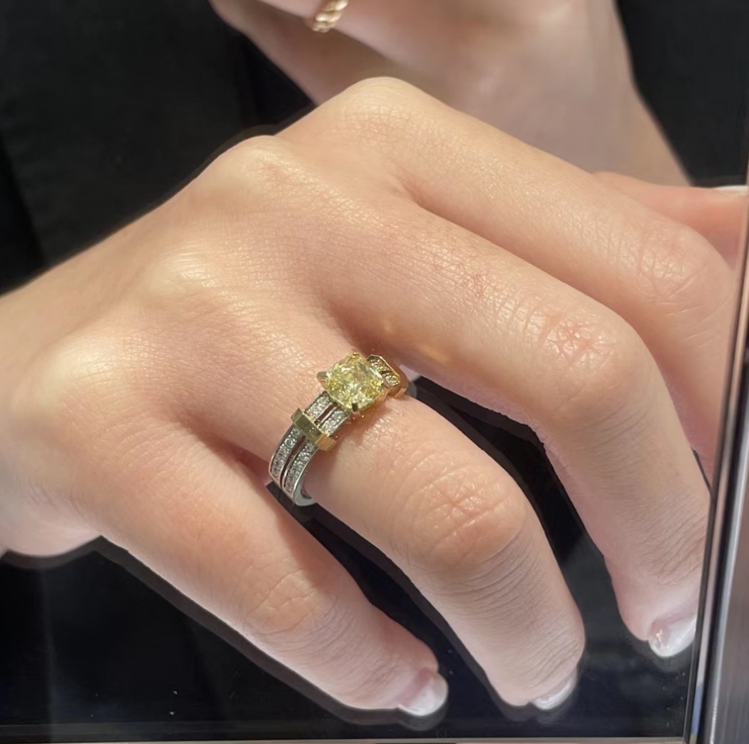 Tiffany Yellow Romantic Ring 161