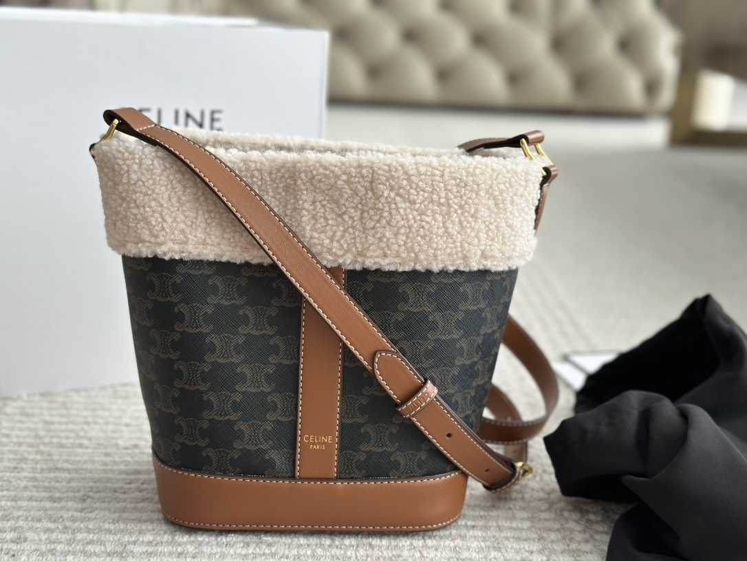 Celine Beige Quilted Bag 256