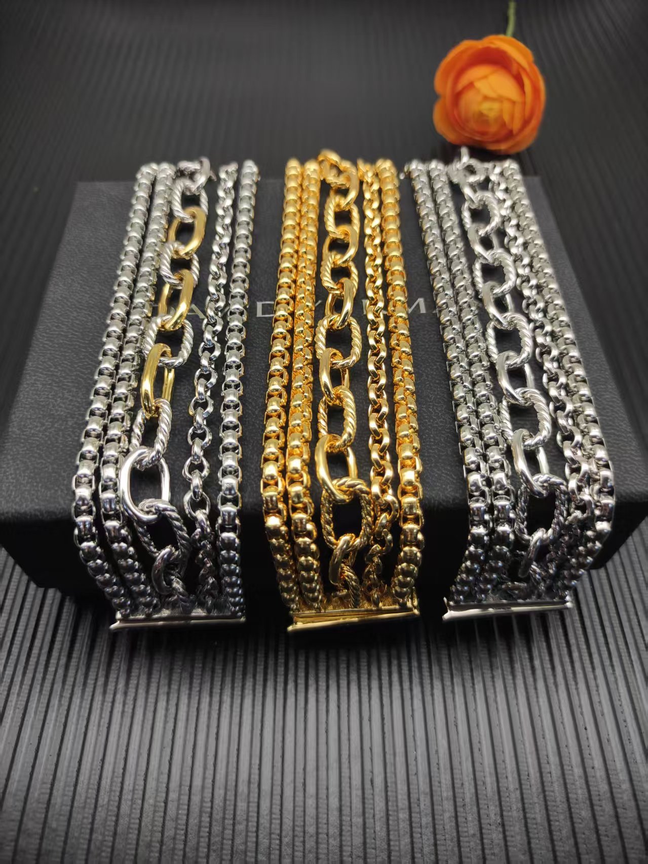 David Yurman Silver Vintage-Inspired Bracelet 106