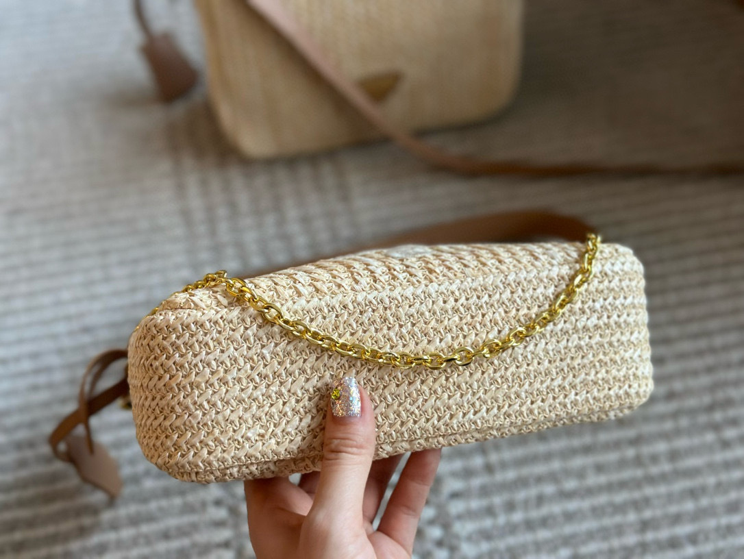Prada Beige Vintage-Inspired Bag 025