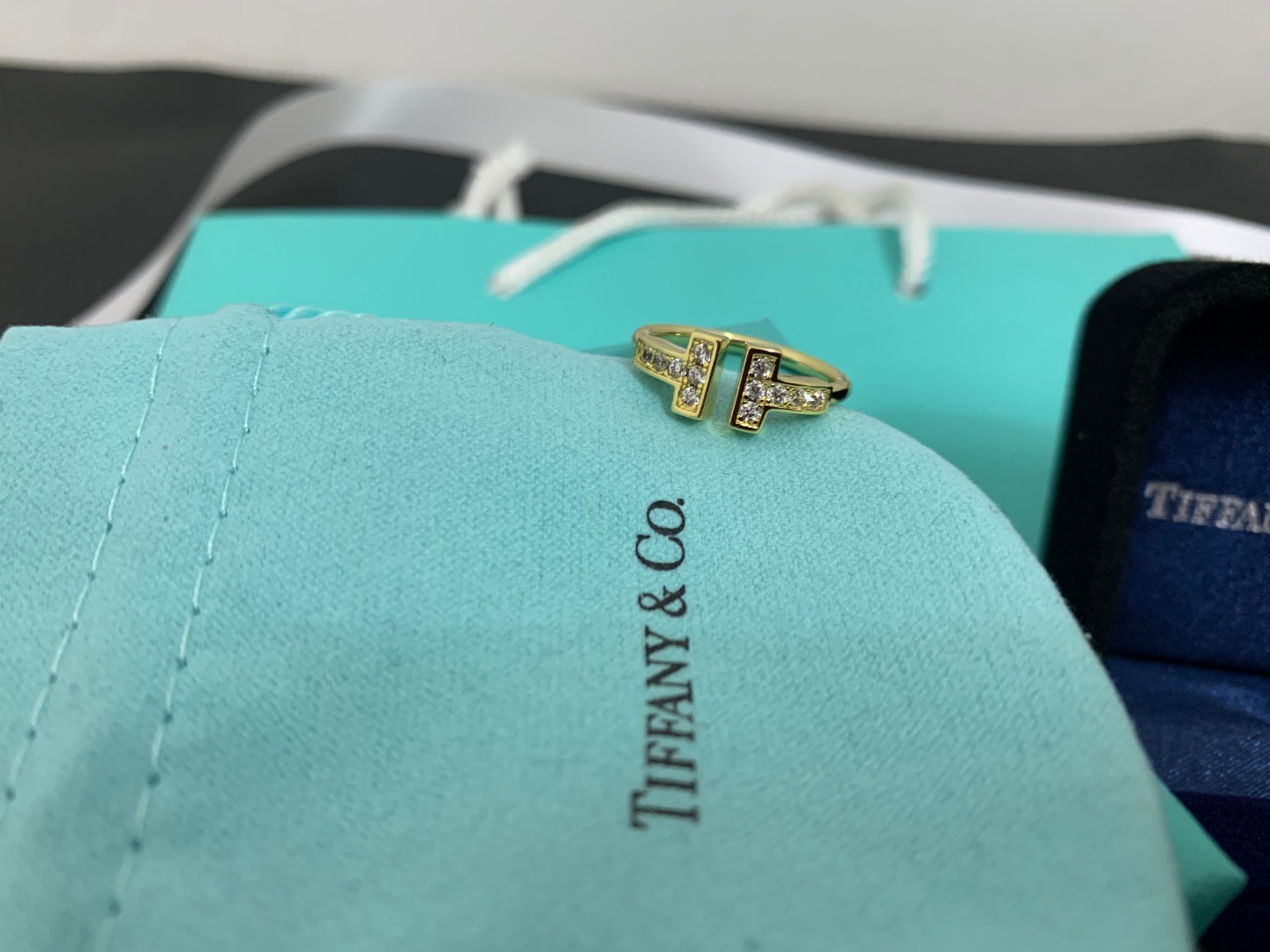 Tiffany Gold Modern Ring