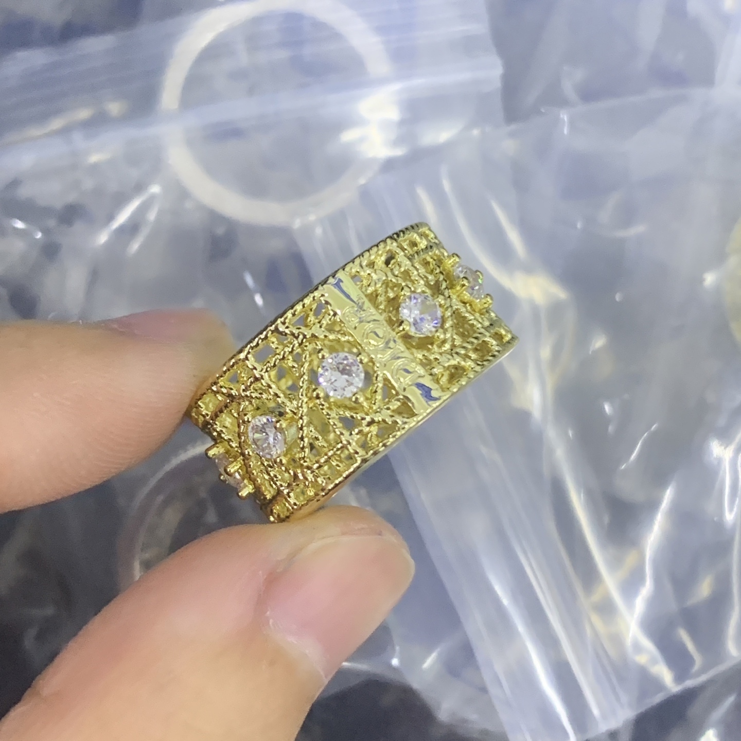 Dior Gold Vintage-Inspired Ring 153