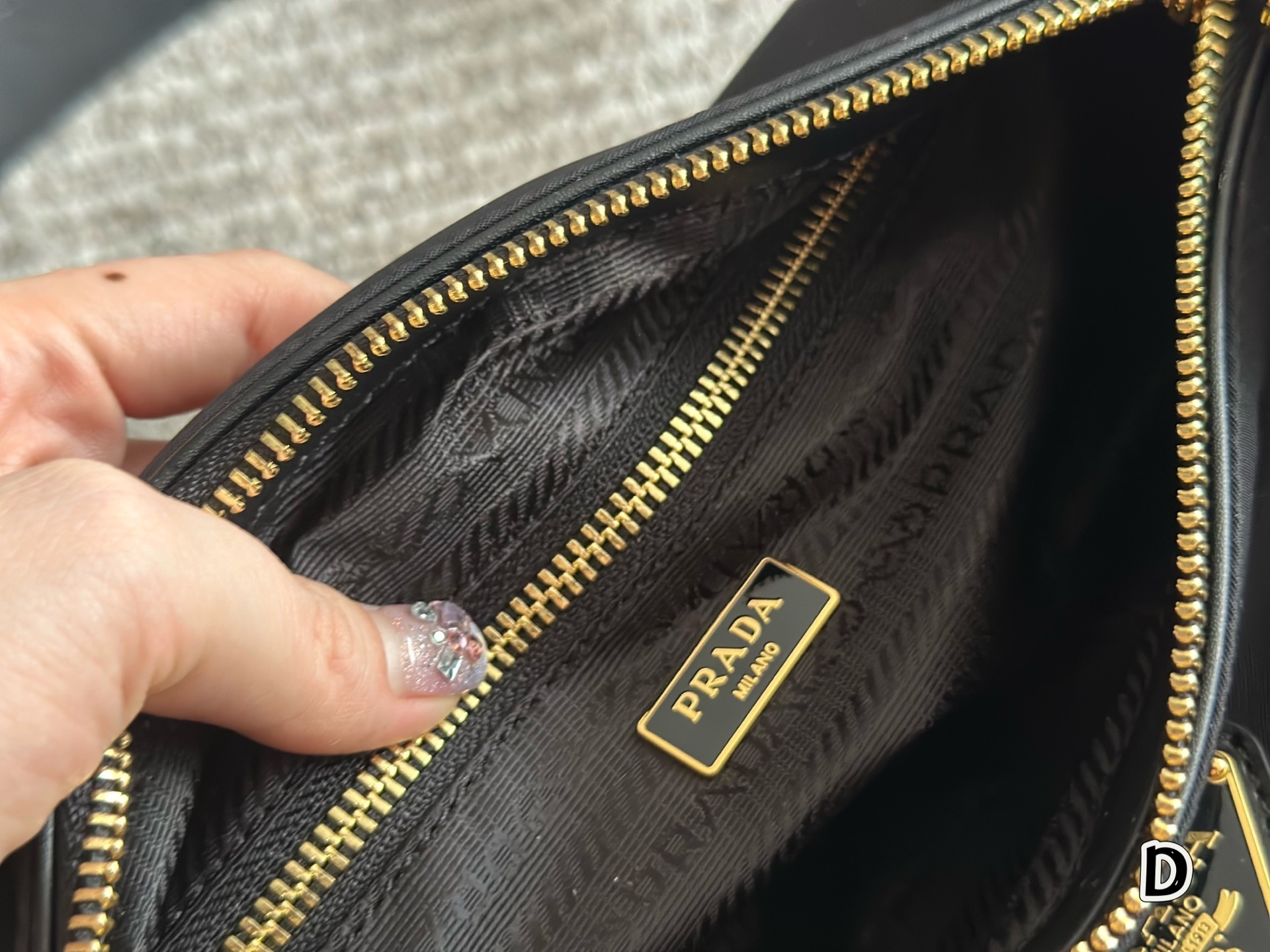 Prada Gold Vintage-Inspired Bag 102