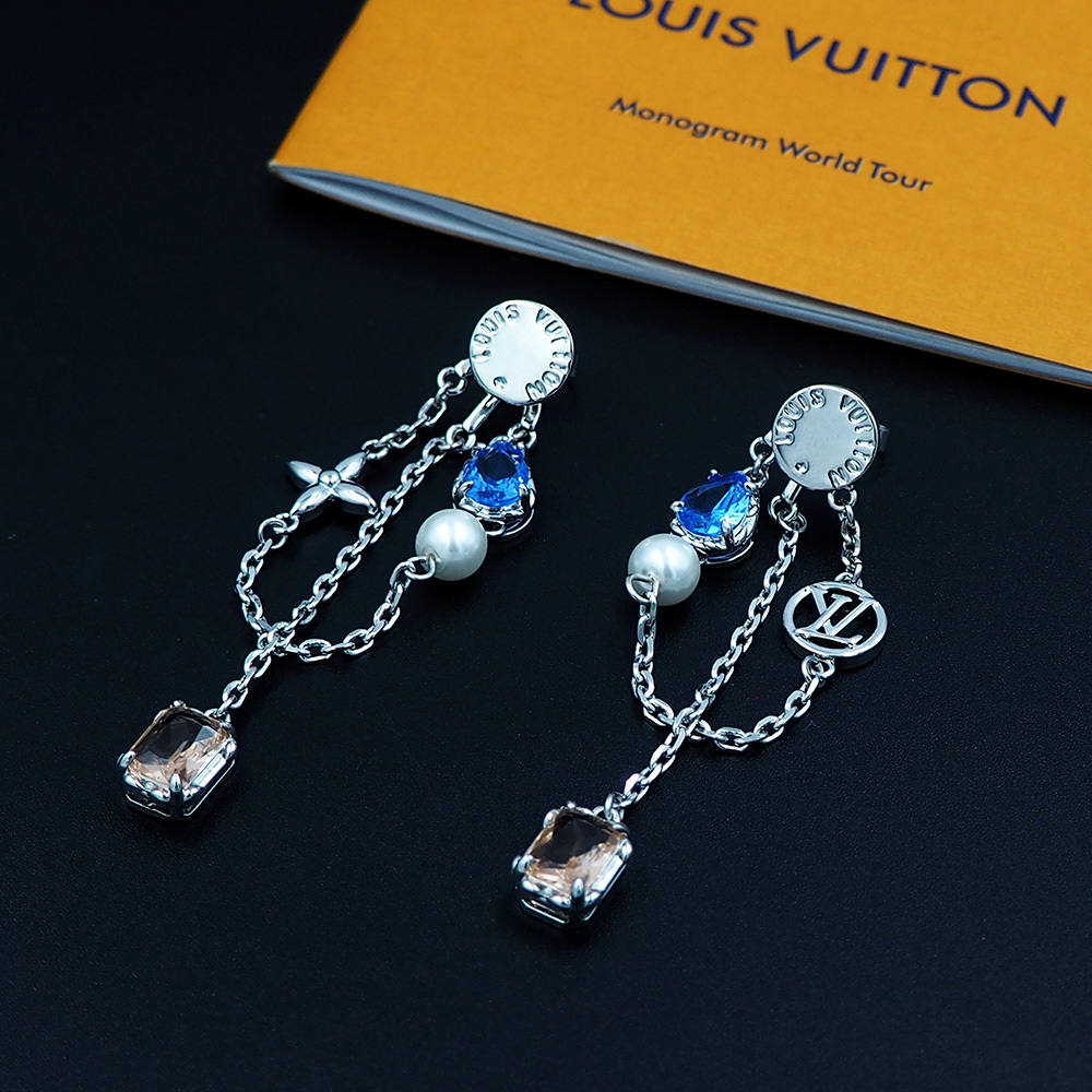 LV Silver Vintage-Inspired Earrings 213